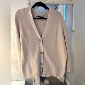 Jenni Kayne Beige Cardigan Sweater